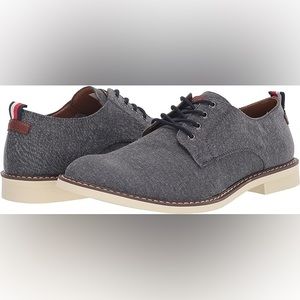 BRAND NEW Tommy Hilfiger Mens Garson8 Oxfords Dark Blue Textile Upper Sz 10 M